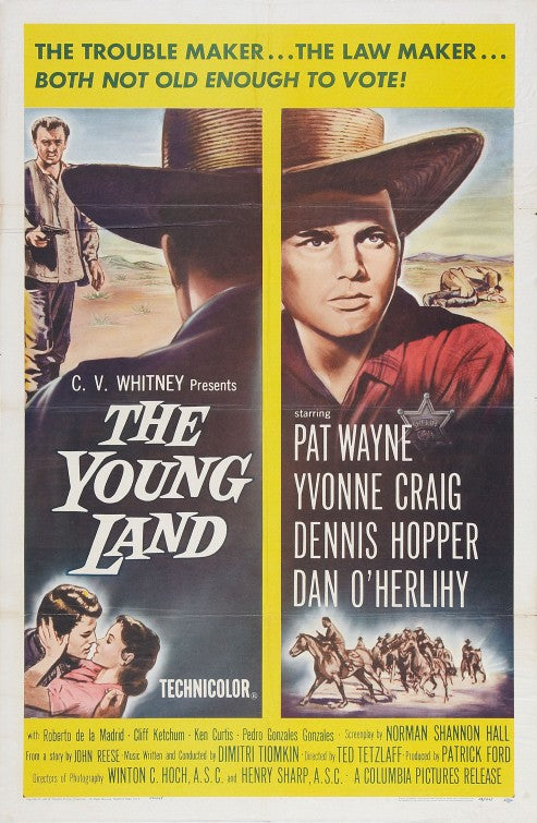 1000 piece jigsaw puzzle for the movie poster: The Young Land (1959)