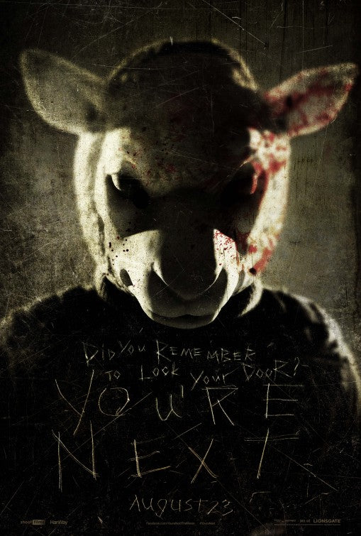 1000 piece jigsaw puzzle for the movie poster: You're Next (2013)