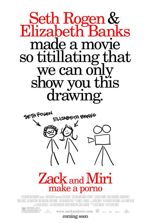 the movie poster: Zack and Miri Make a Porno (2008) ver2