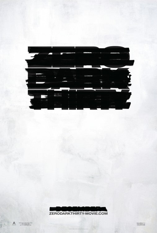 1000 piece jigsaw puzzle for the movie poster: Zero Dark Thirty (2012)