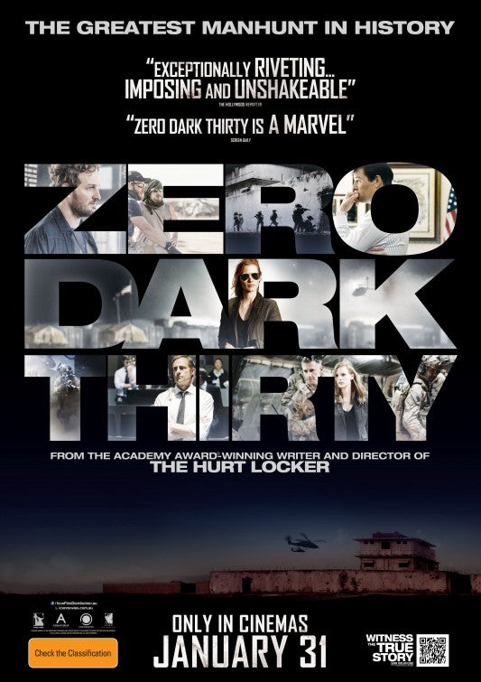 1000 piece jigsaw puzzle for the movie poster: Zero Dark Thirty (2012) ver5