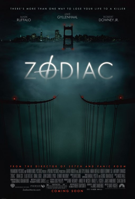 1000 piece jigsaw puzzle for the movie poster: Zodiac (2007)