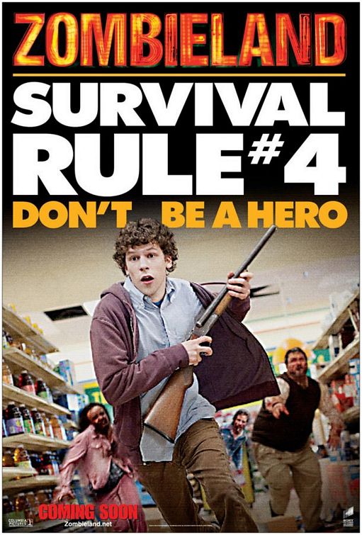 1000 piece jigsaw puzzle for the movie poster: Zombieland (2009) ver4