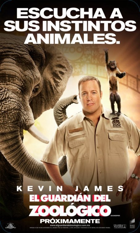 1000 piece jigsaw puzzle for the movie poster: The Zookeeper (2011) ver9