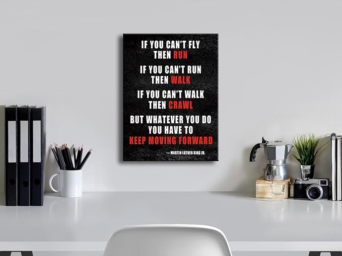 Keep Moving Forward, Puzzle für Erwachsene 1000 Teile, inspirierende Poster-Leinwandpuzzles