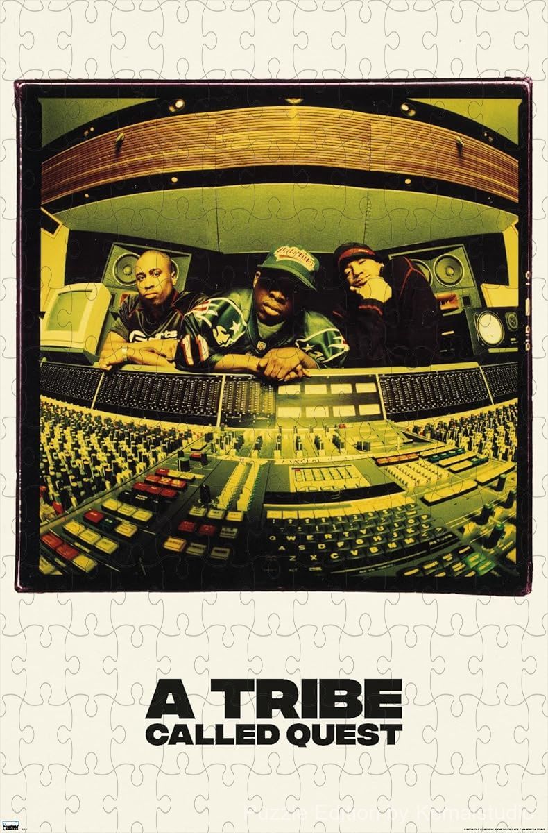 A retro-style puzzle featuring a soundboard design from A Tribe Called Quest, ideal for hip-hop lovers