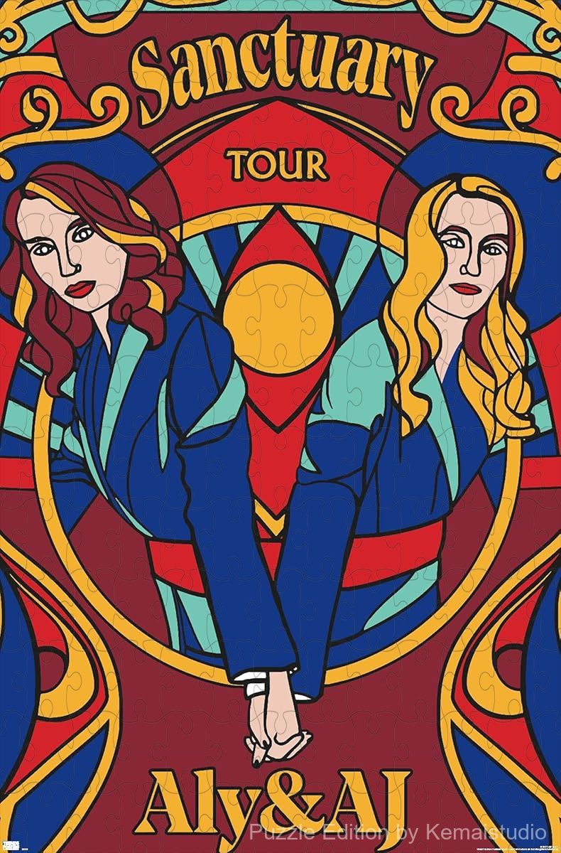 A dreamy and calming puzzle design from Aly & AJ's ¡°Sanctuary¡± era¡ªperfect for relaxing sessions