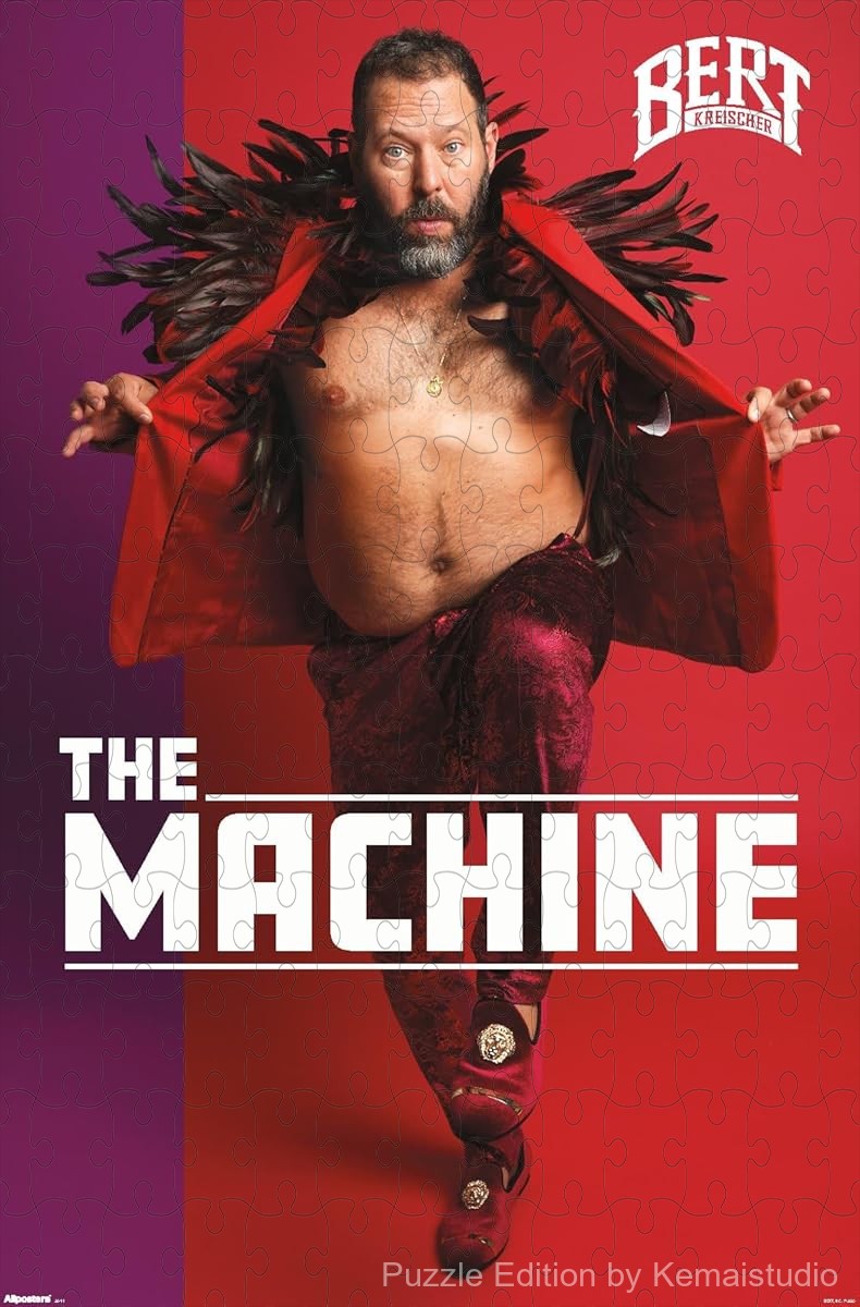 A hilarious puzzle capturing Bert Kreischer from The Machine, perfect for fans of stand-up humor