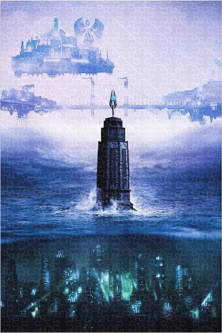 1000 piece Puzzle made with Bioshock Posters