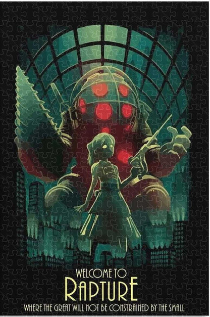 Puzzle made with Bioshock Posters