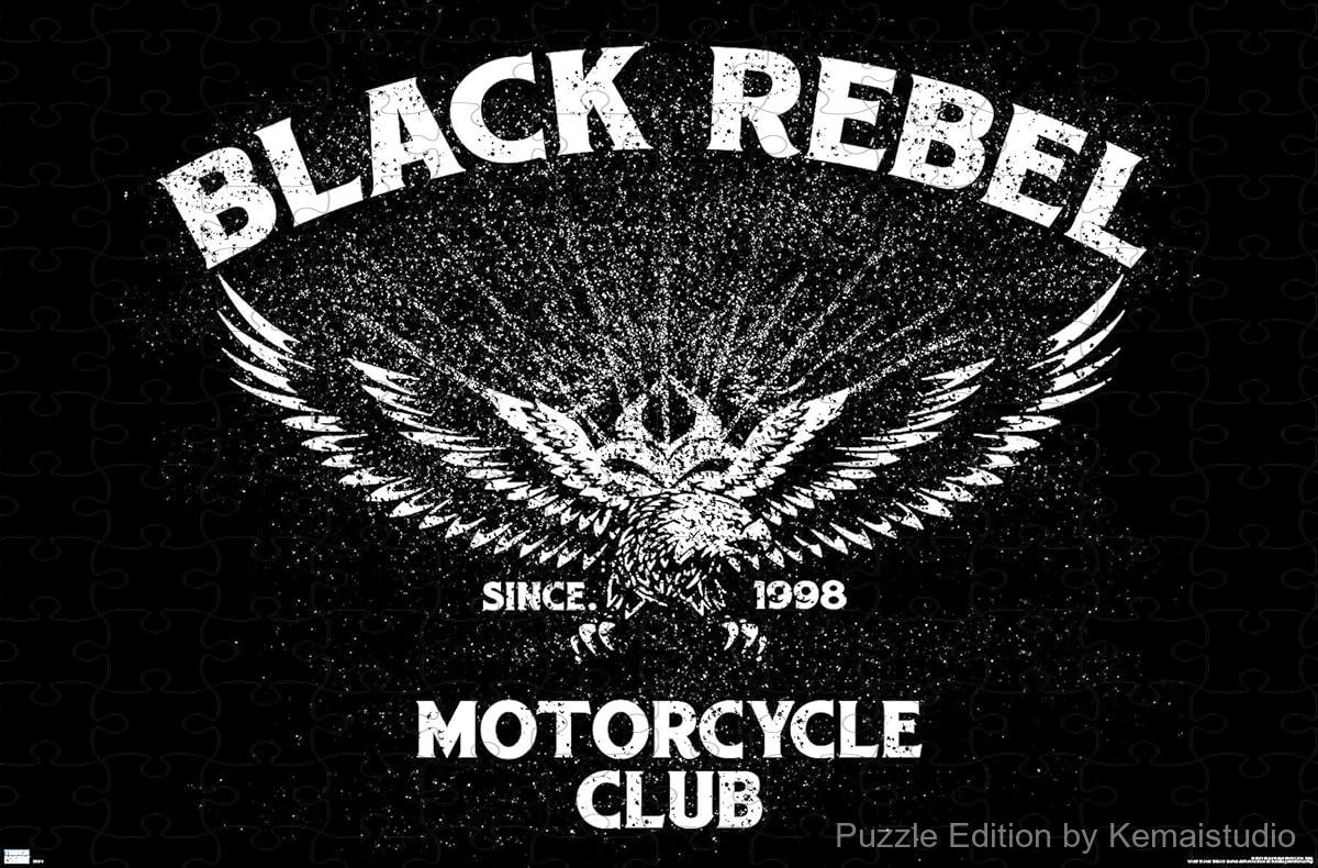 A bold eagle design from BRMC's iconography, perfect for dark rock decor