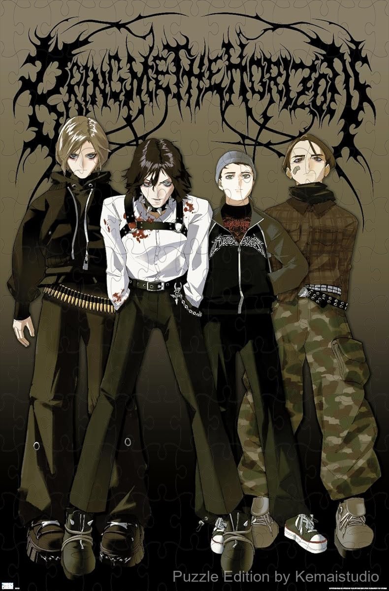 A unique anime-style puzzle based on BMTH visuals, great for fans of heavy music and bold design