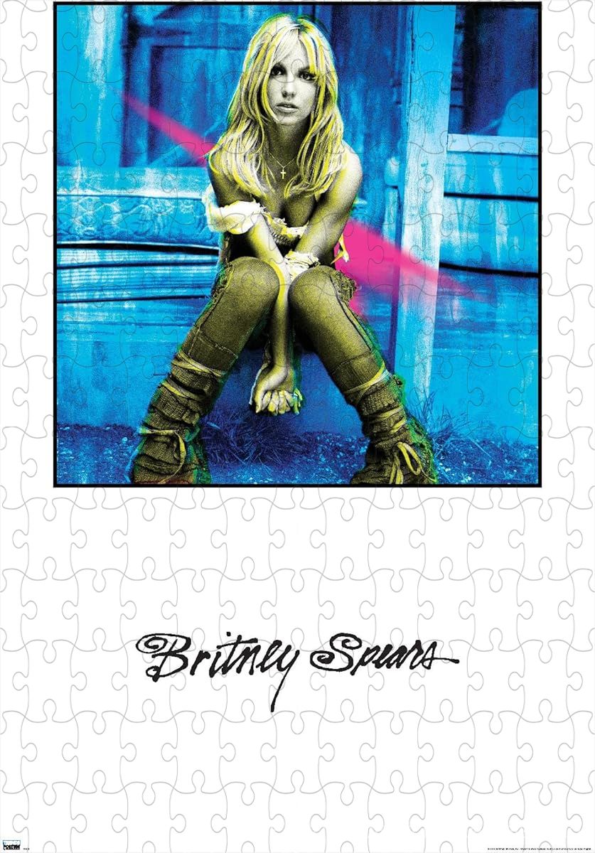 The Britney album era of Britney Spears showcased in puzzle form
