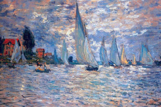 Claude Monet impressionist art poster, nature landscape painting puzzle, wooden puzzle for adults