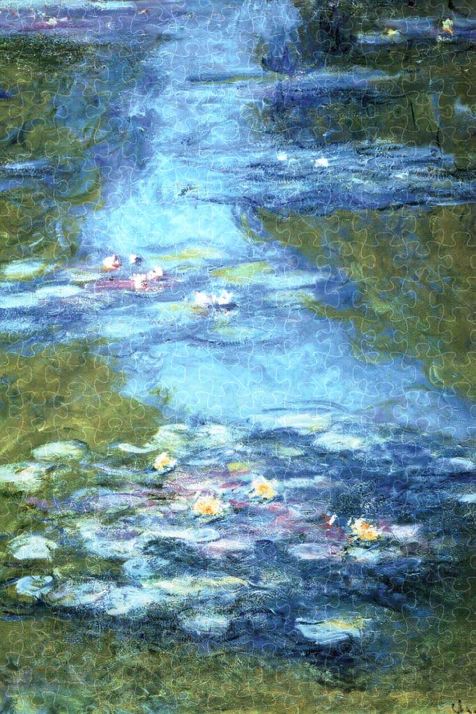 Claude Monet Water Lilies 1916 Flower Pond Painting Poster puzzle 1000 piece
