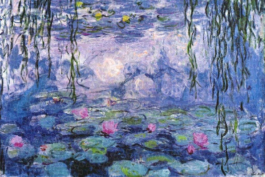 Claude Monet Water Lilies Impressionist Art Posters puzzle 1000 piece