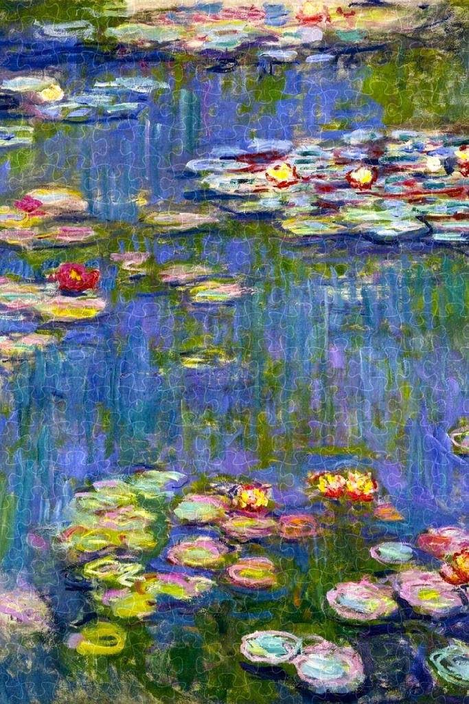Claude Monet Water Lilies Painting Posters puzzle 1000 piece