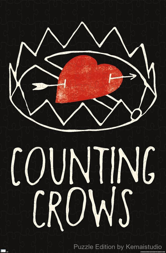 A moody and artistic puzzle inspired by Counting Crows' Love Trap visuals, perfect for music collectors