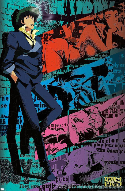 Cowboy Bebop's iconic cast of characters in a vibrant 500-piece puzzle