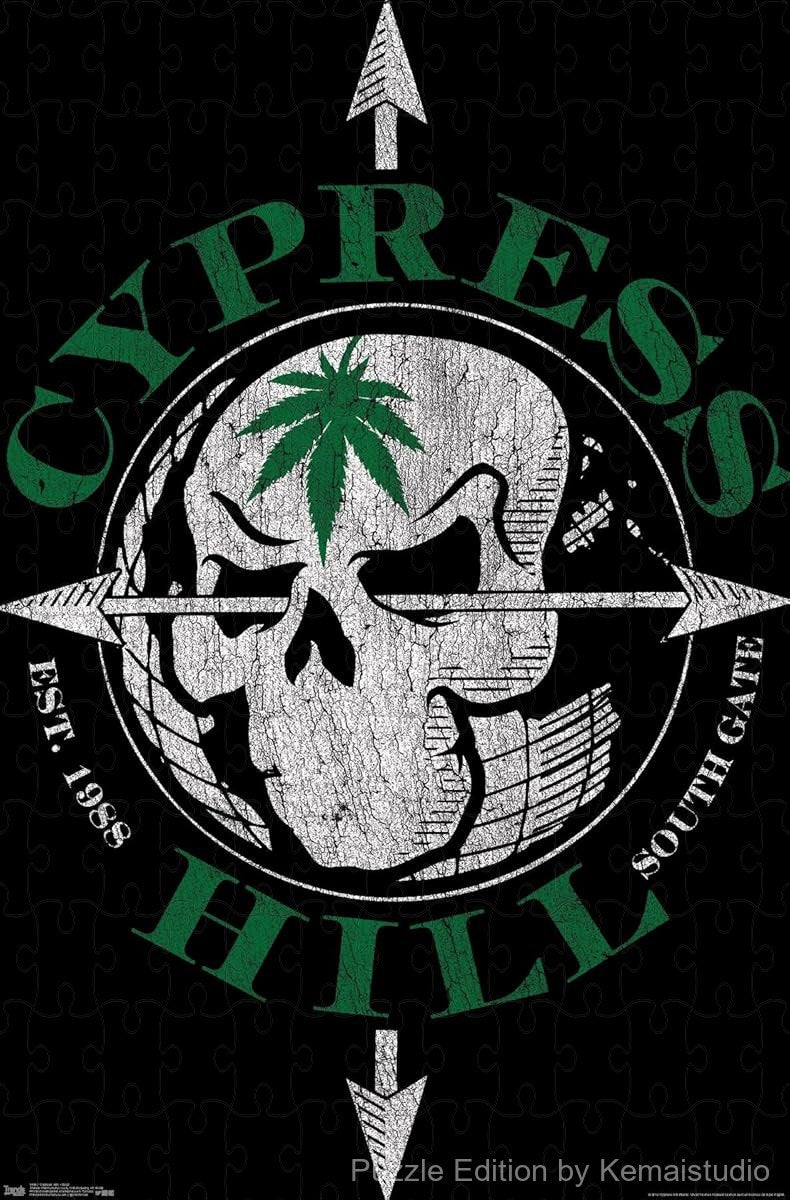 Cypress Hill's Skull album art in this high-quality 1000-piece puzzle for collectors