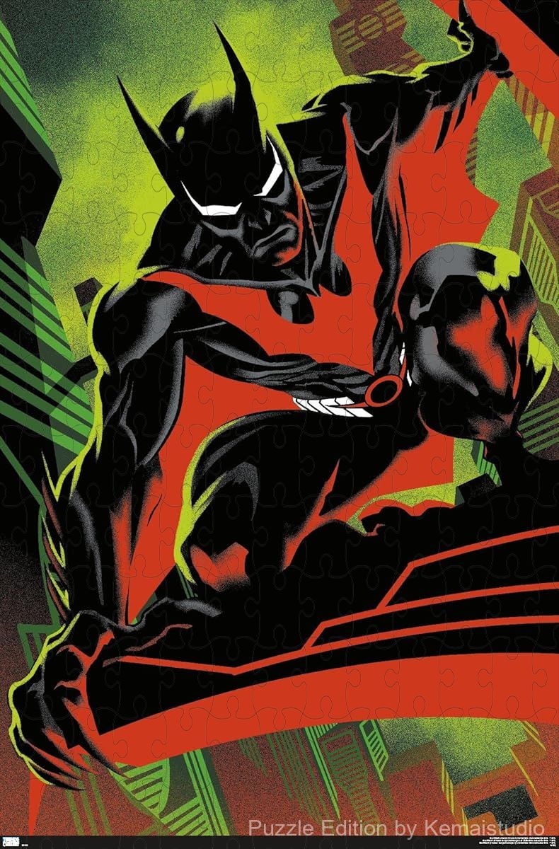 Batman Beyond's #37 variant cover in a thrilling 1000-piece puzzle