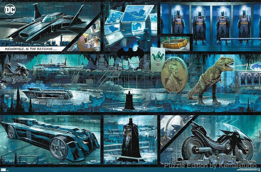 Recreate Batman's Batcave in this detailed 1000-piece puzzle for fans of the Dark Knight