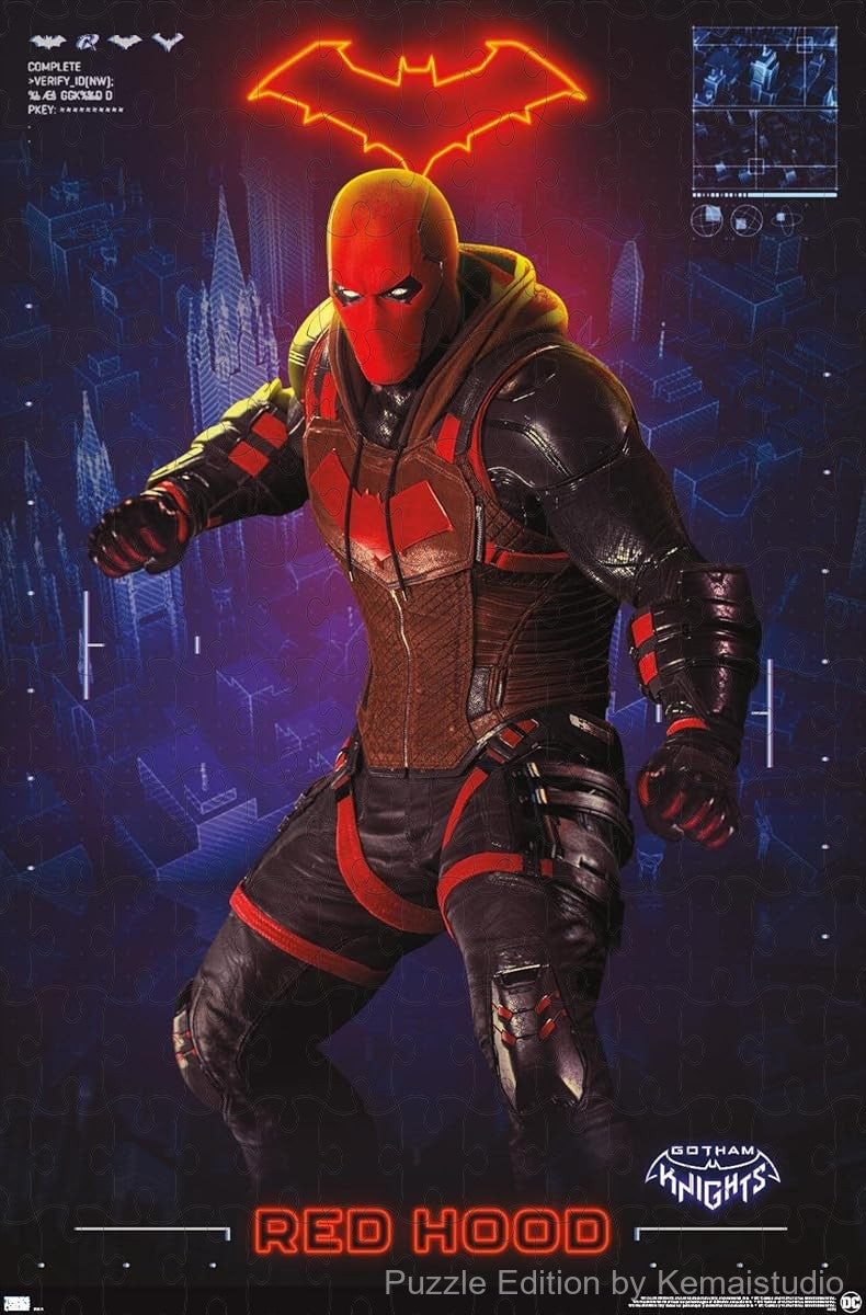 Red Hood from Gotham Knights in an exciting 1000-piece puzzle