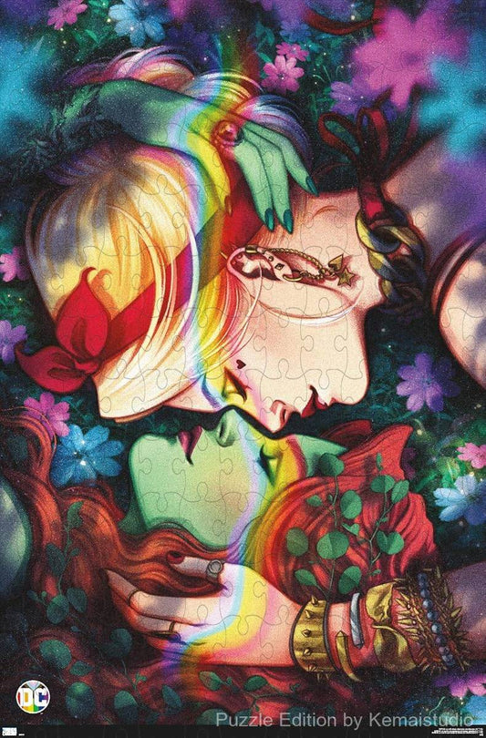 Harley Quinn and Poison Ivy celebrate Pride in a stunning comic book scene