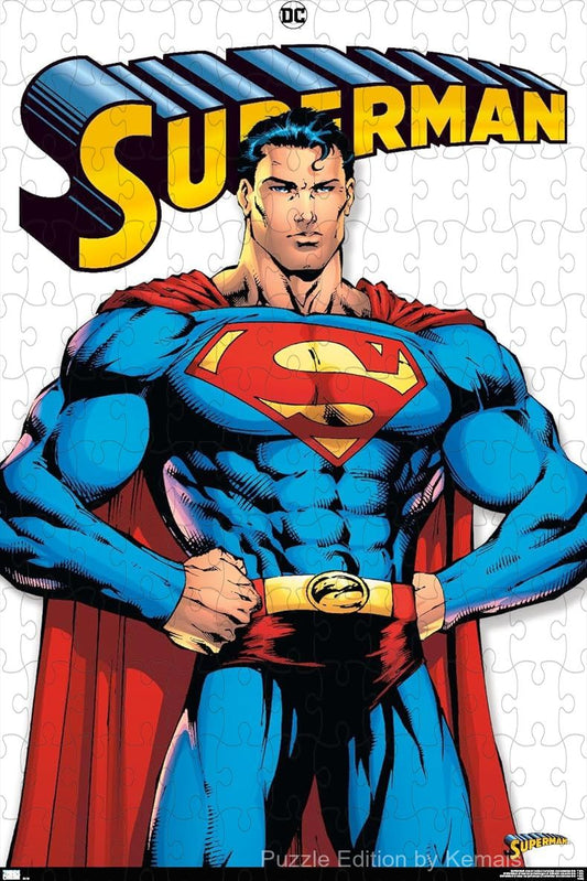 Iconic Superman art in this dynamic 1000-piece puzzle for collectors