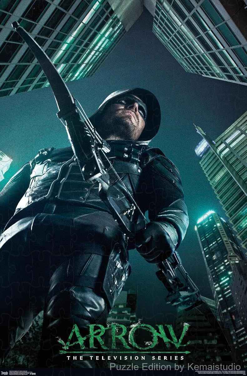 The Arrow stands strong in the dynamic key art from the TV series