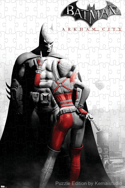 Explore the dark world of Arkham City in this key art puzzle for gamers