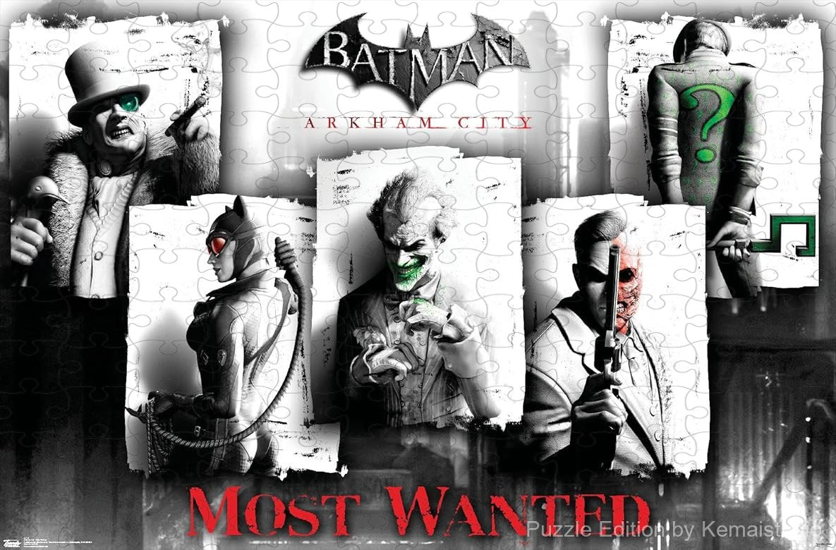 Iconic Most Wanted characters from Arkham City in this action-packed puzzle