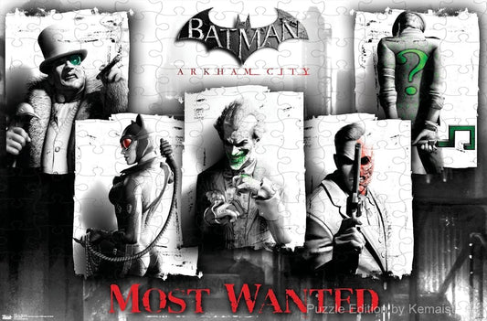 Iconic Most Wanted characters from Arkham City in this action-packed puzzle