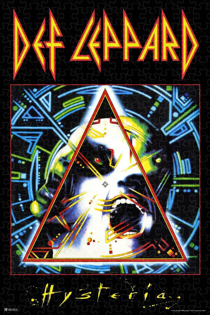 Def Leppard Hysteria Album Cover Poster puzzles
