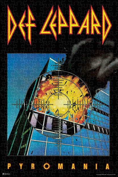 Def Leppard Pyromania Album Cover Poster puzzles