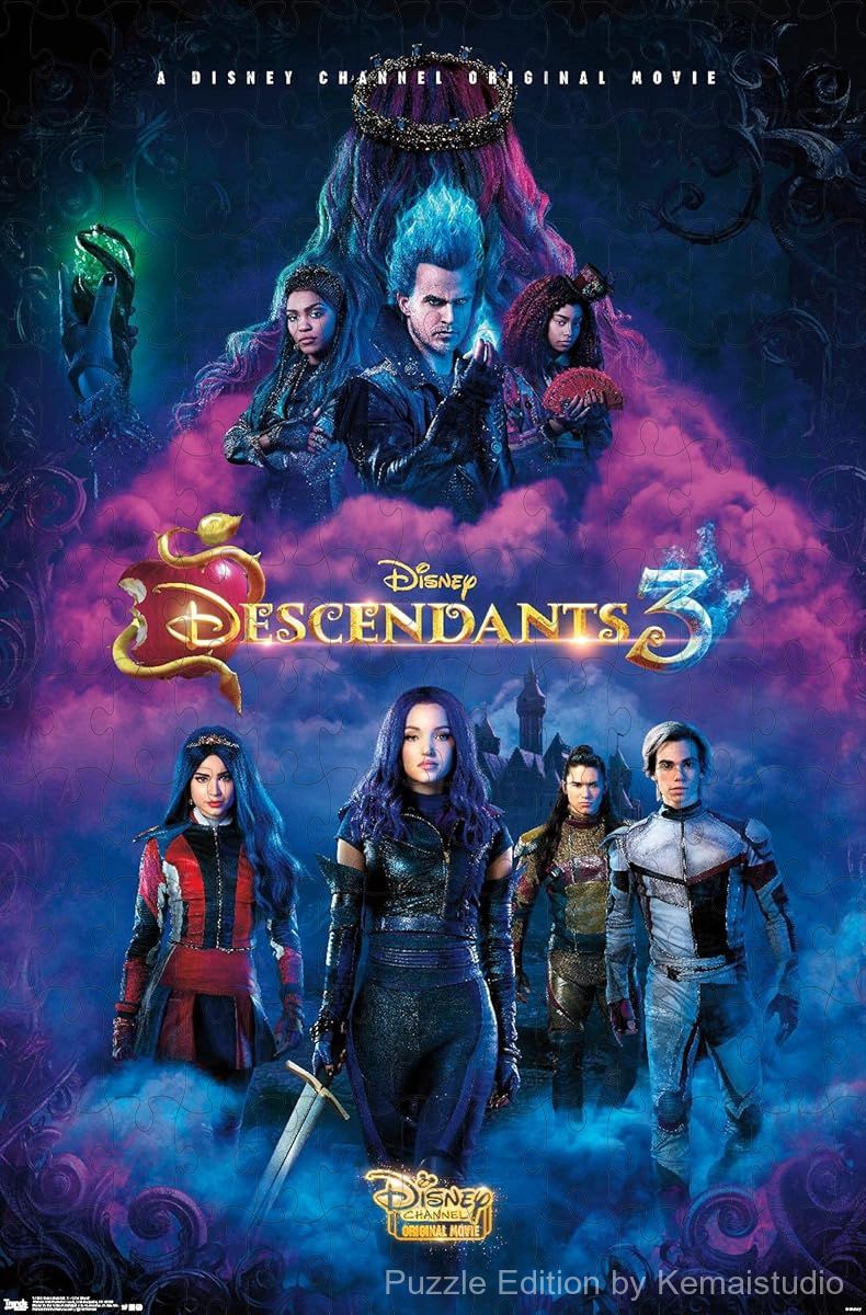 A magical puzzle inspired by Disney Descendants 3, great for family game night and fantasy fans