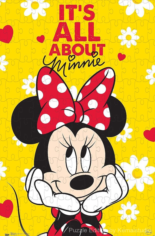 Disney's Minnie Mouse in her classic, cheerful pose