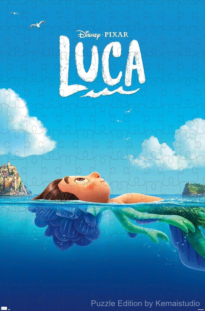 Luca and his friends in an exciting teaser scene from Pixar's Luca