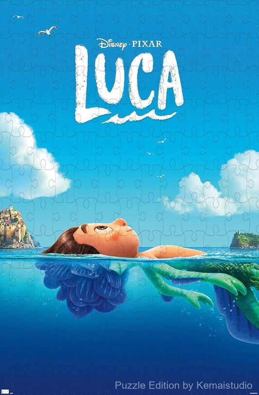 Luca and his friends in an exciting teaser scene from Pixar's Luca