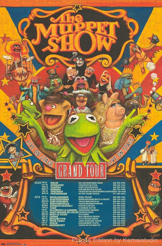 The Muppets on their grand tour adventure, full of mischief and landmarks
