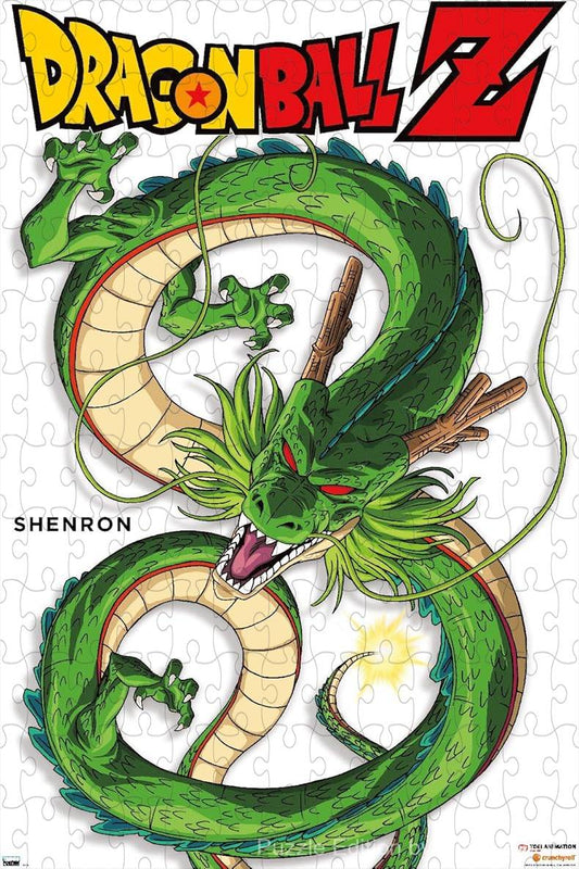 Shenron rises in a powerful scene from Dragon Ball Z