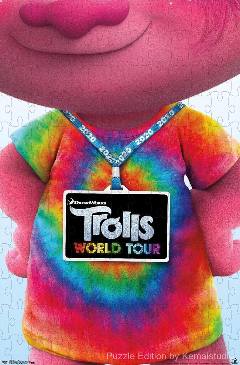 A vibrant preview of the Trolls 2 world, filled with glitter, joy, and musical flair