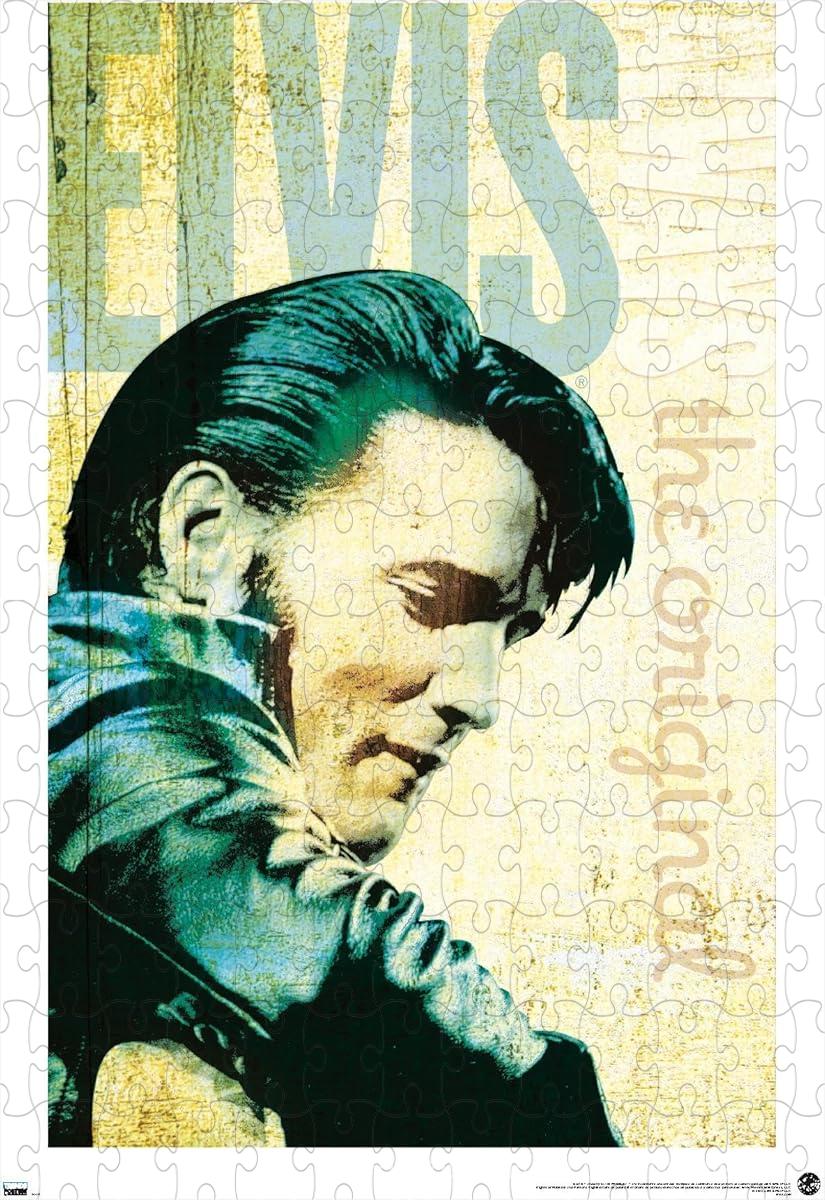 A classic puzzle featuring Elvis Presley in his original era style, ideal for collectors and wall decor