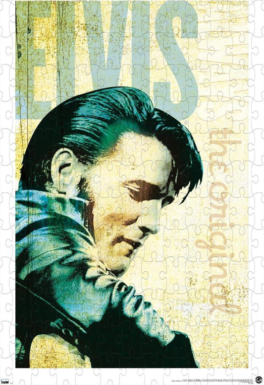 A classic puzzle featuring Elvis Presley in his original era style, ideal for collectors and wall decor
