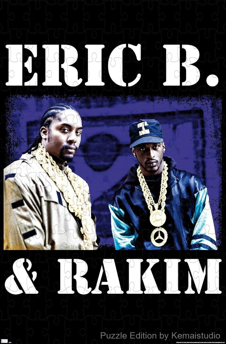 Golden chains and street style from Eric B. & Rakim in puzzle form