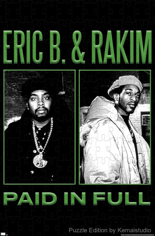 Classic Paid In Full cover art from Eric B. & Rakim in a bold 1000 piece puzzle