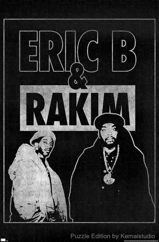 Classic Stacks imagery from Eric B. and Rakim featured in puzzle form