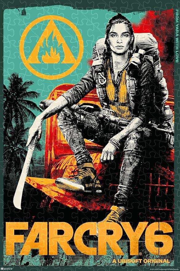 500-piece jigsaw puzzle featuring Far Cry 6 Dani female character