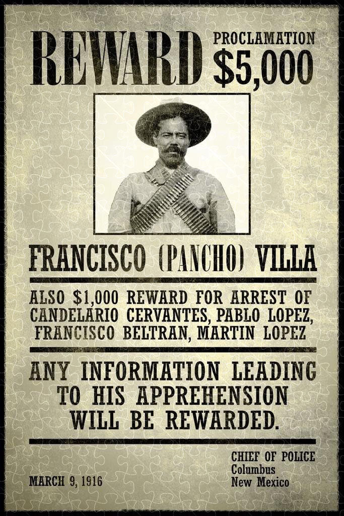 Francisco Pancho Villa Poster Puzzles  