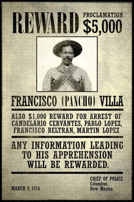 Francisco Pancho Villa Poster Puzzles  